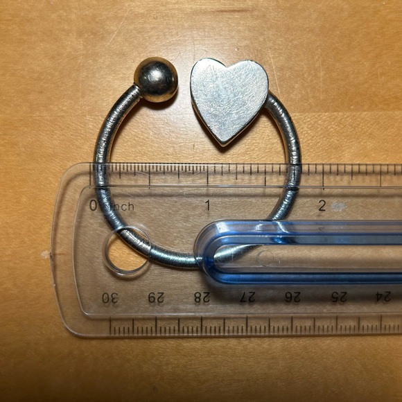 Vintage Mexico 925 Sterling Silver Heart Keyring - Picture 12 of 12